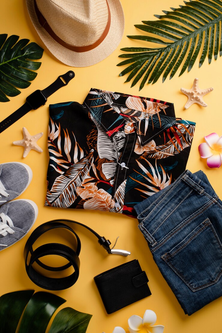 view-hawaiian-shirt-with-floral-print-leaf_23-2149366085